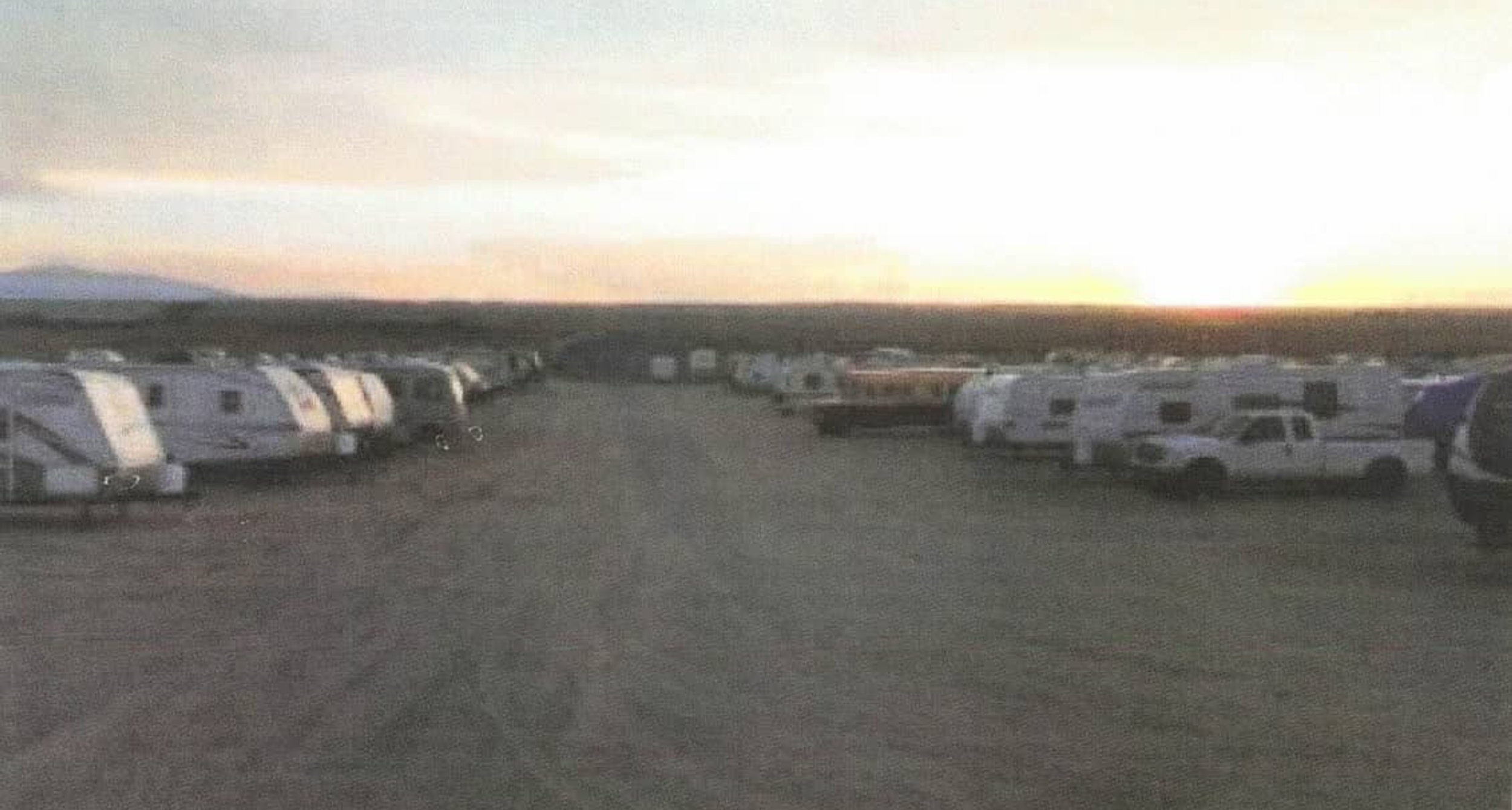 Equipment storage and service yard in Peyton Colorado